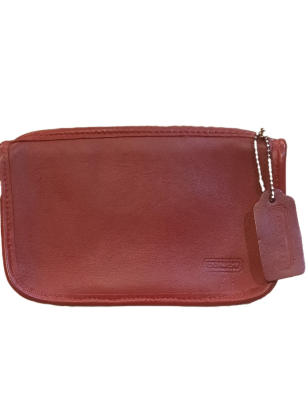 Vintage Coach Chunky Case
Style Number: #7165 Red makeup case/wallet (1980s)